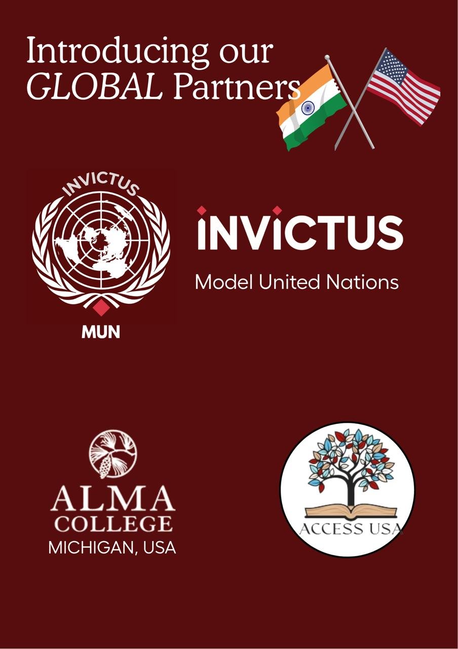 Alma College and Access USA, global partners of Invictus MUN