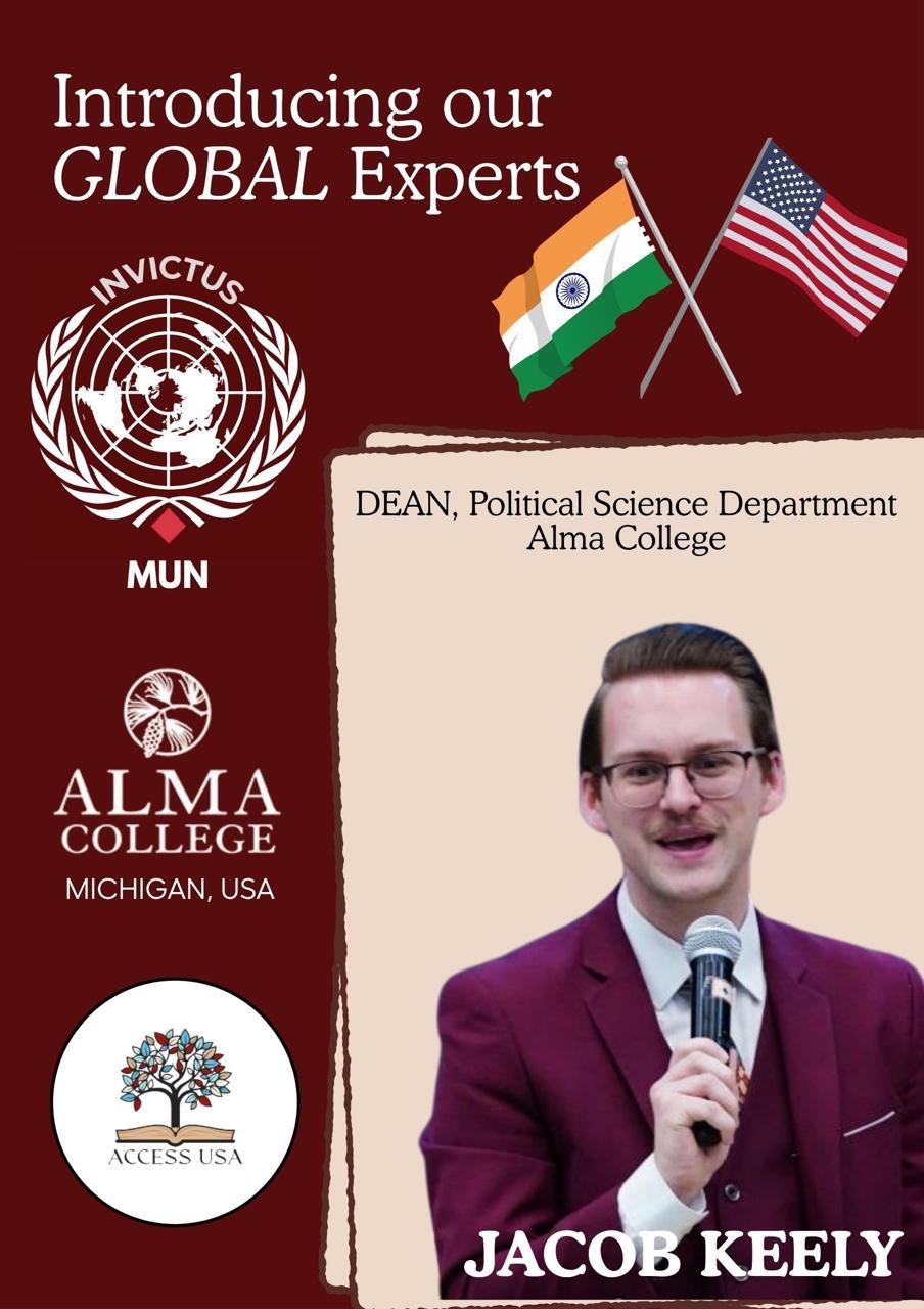 Jacob Keely, Dean of Political Science at Alma College
